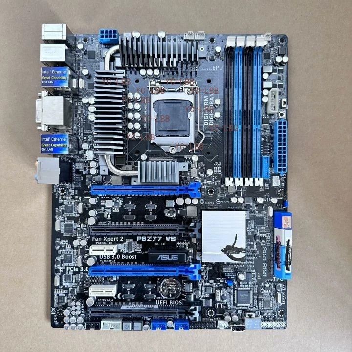 FOR ASUS P8Z77 WS 32GB Z77 LGA1155 DDR3 ATX standard Motherbroad Tested ok