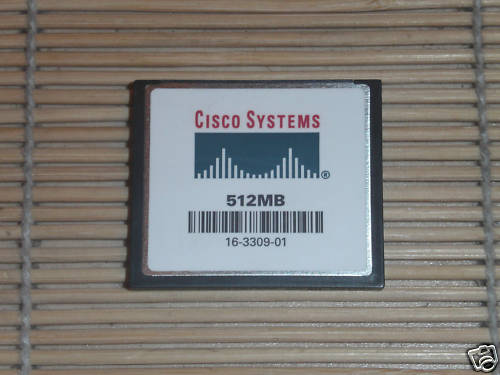 MEM-C6K-CPTFL512M 512MB Compact Flash Memory for Cisco 6500 Sup720 Sup32 Engine