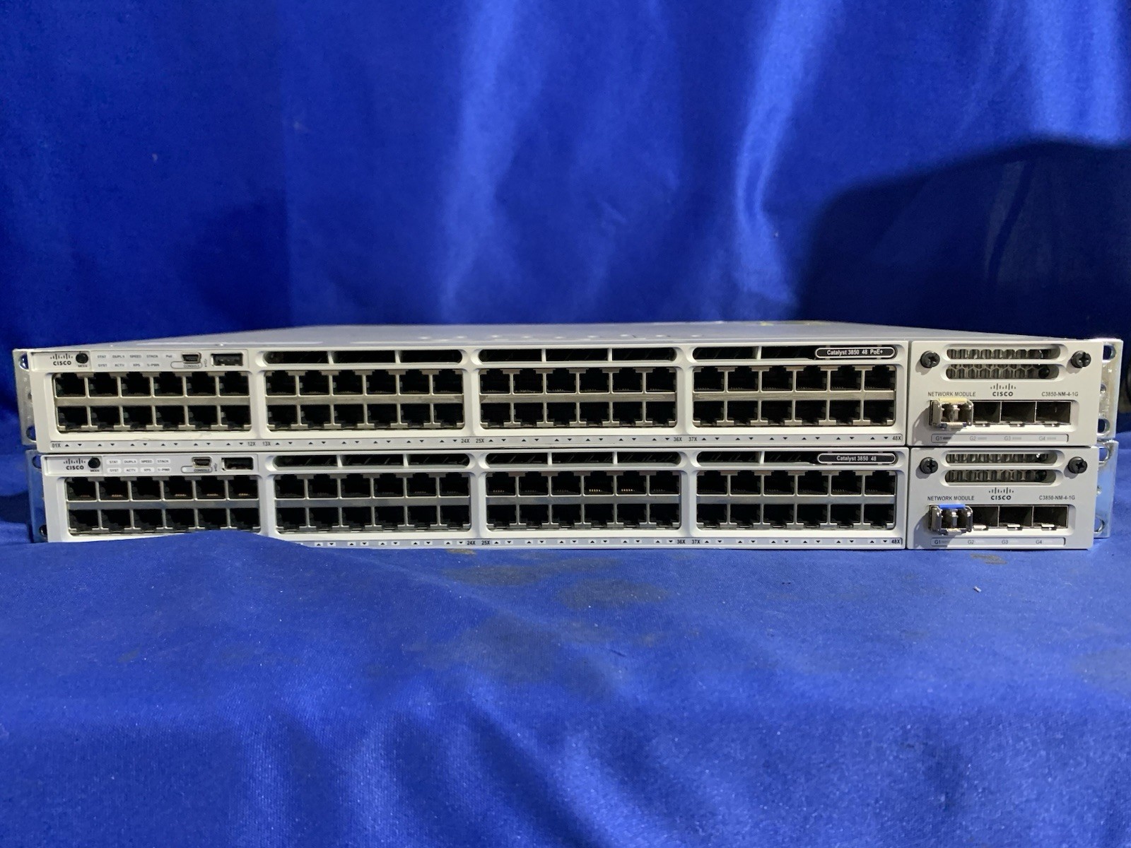 Cisco Catalyst WS-C3850-48P 48-Port PoE+ Switch C3850-NM-4-10G Network Module -2