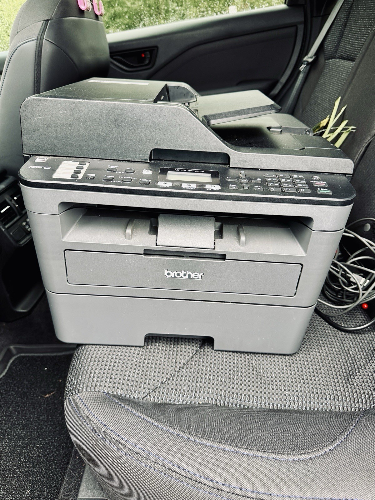 Brother MFC-L2710DW Monochrome Laser All-in-One Black Grey Printer TESTED