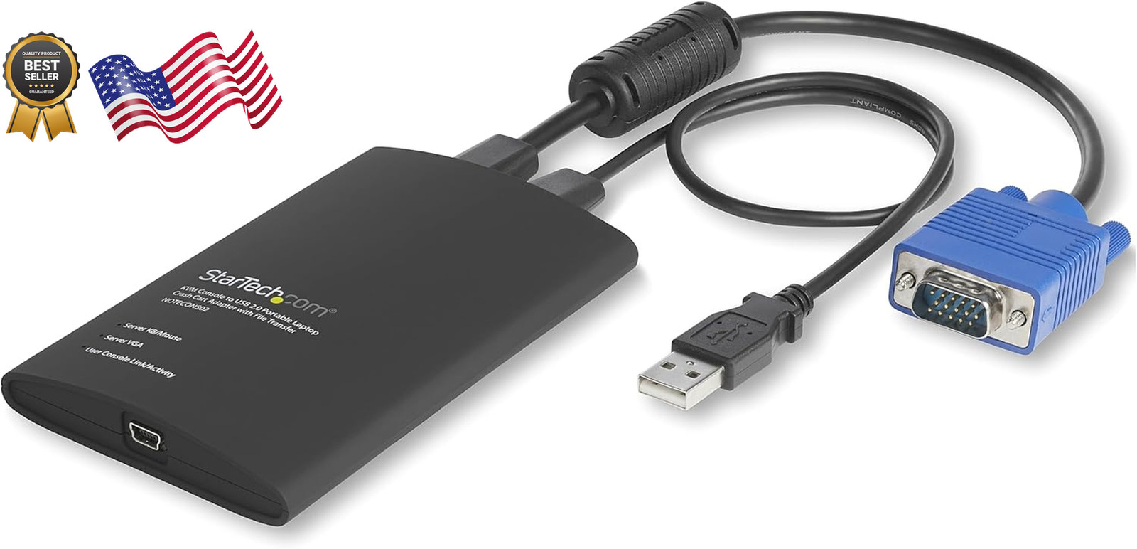 StarTech.com USB Crash Cart Adapter File Transfer & Video Capture
