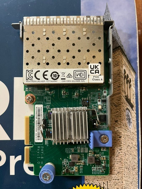 Lenovo ThinkSystem four-port 10Gb SFP+ LOM