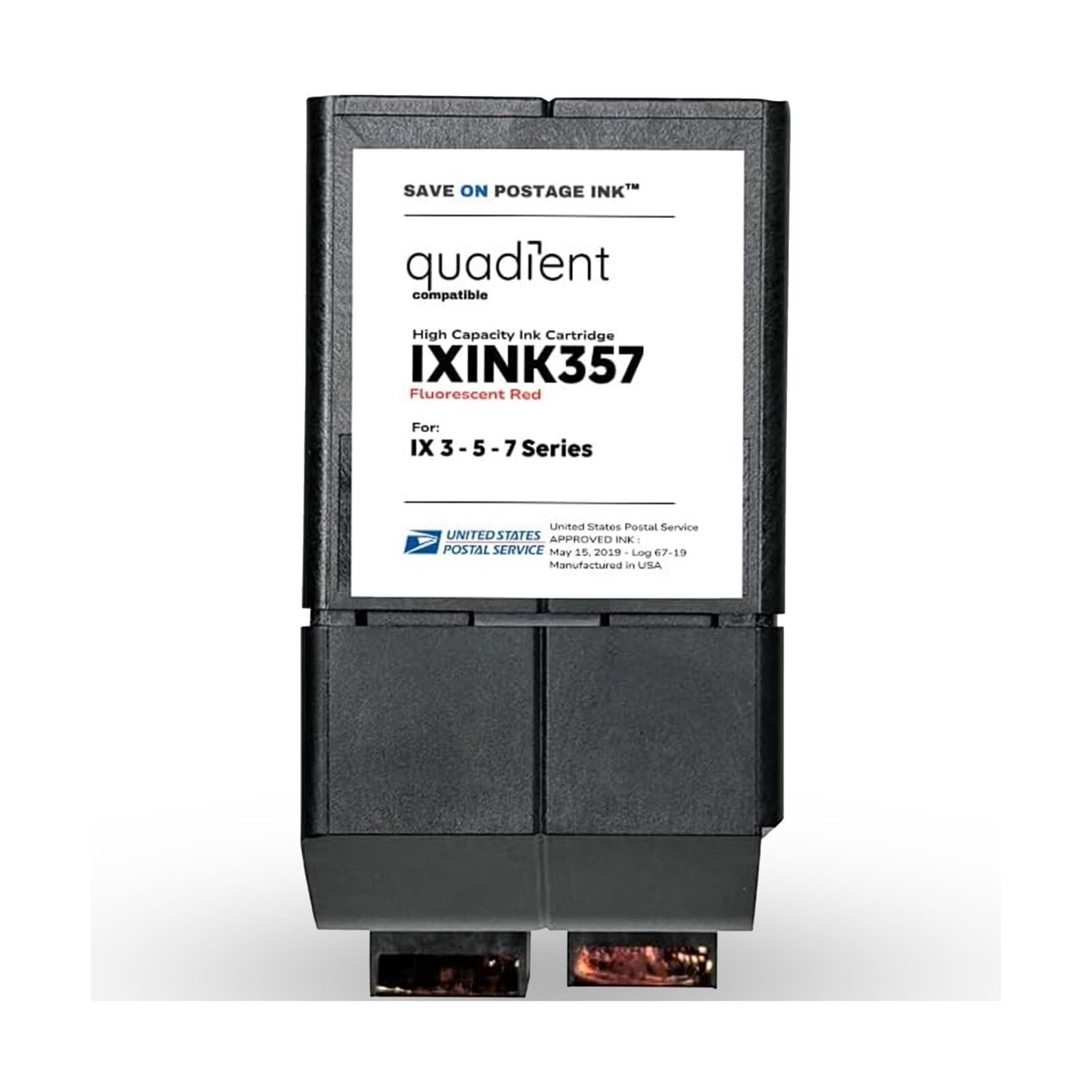 Compatible IXINK357 Quadient Neopost Ink Cartridge (1 Pack, Standard Capacity...