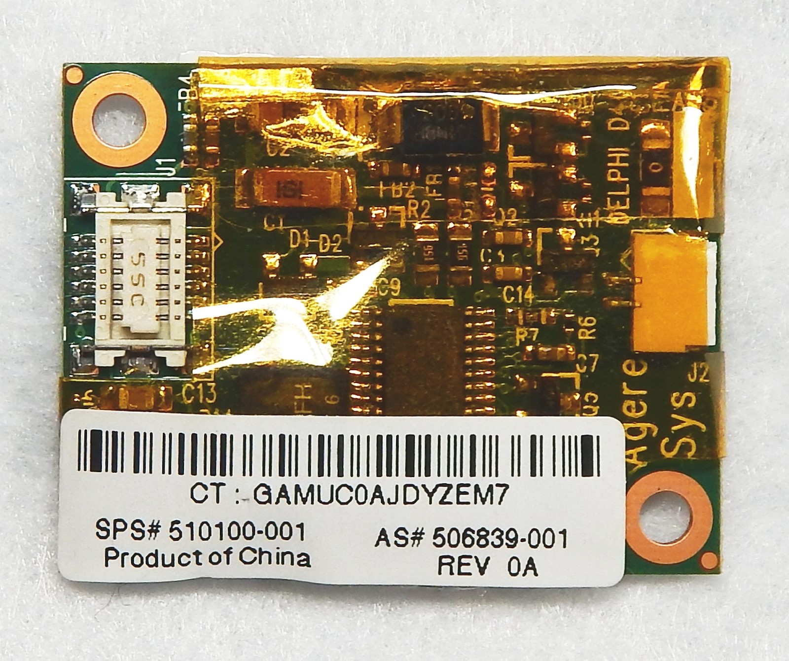 Agere Systems D40 56K Delphi Modem Card ~ Rev.AM5