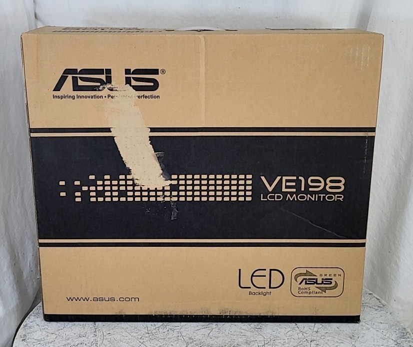 NEW SEALED BOX ASUS VE198 VE198T LCD Monitor 19" DVI VGA SEE NOTES