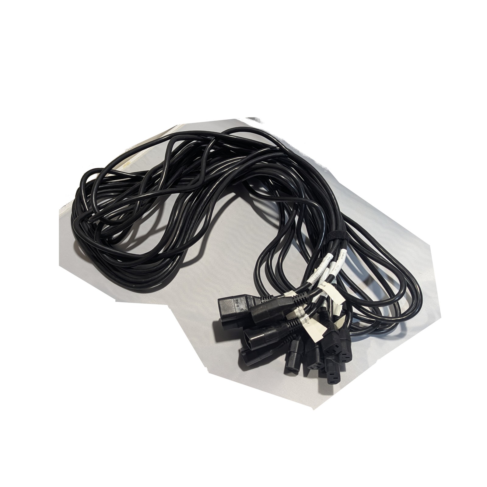 Cisco Volex (QTY 6) IEC C13 to C14 10 Feet AC Power Cables 10A 250V 17AWG Bla..