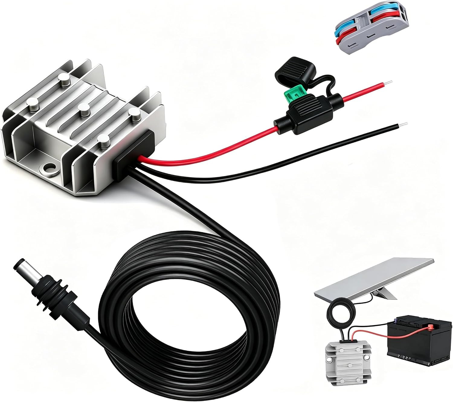 For Starlink Mini Power Supply Cable 12V 24V to 30V 3.5A DC Step up Converter, 1