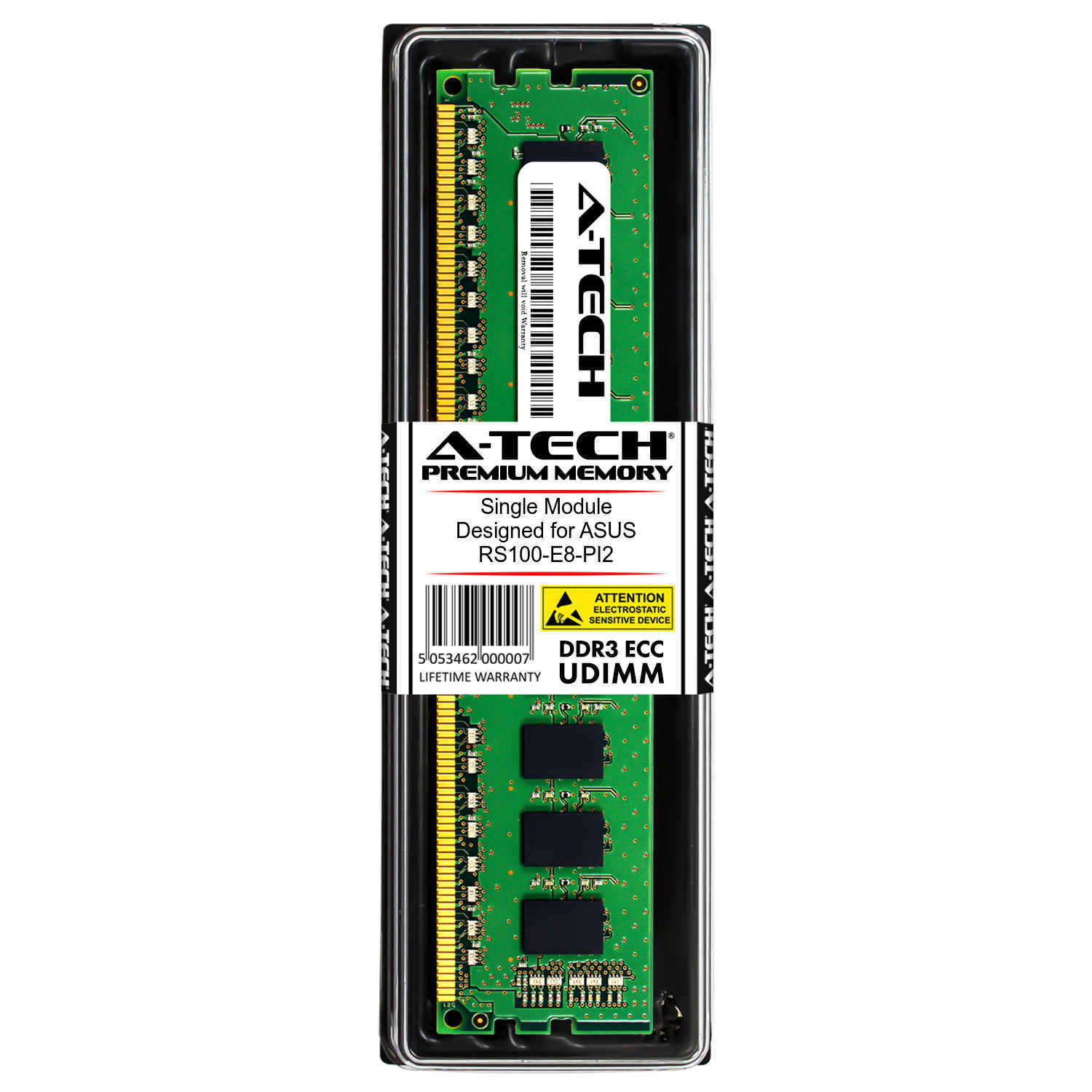 4GB 1Rx8 PC3L-12800E ECC UDIMM ASUS RS100-E8-PI2 Memory RAM