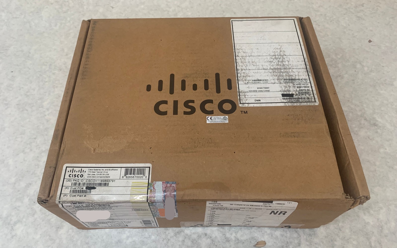 Cisco SM-X-NIM-ADPTR SM-X Adapter for One NIM Module for Cisco 400 Series