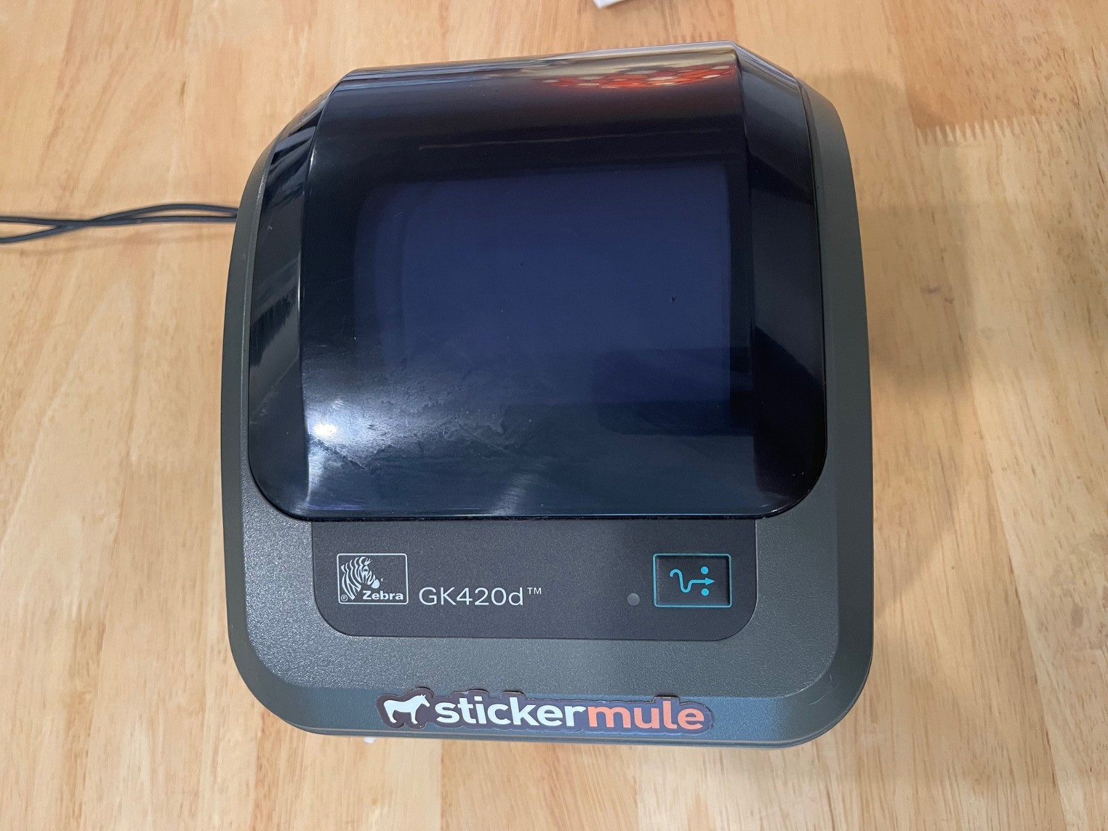 Zebra GX420D Desktop Thermal Label Printer - Working w Cables Included