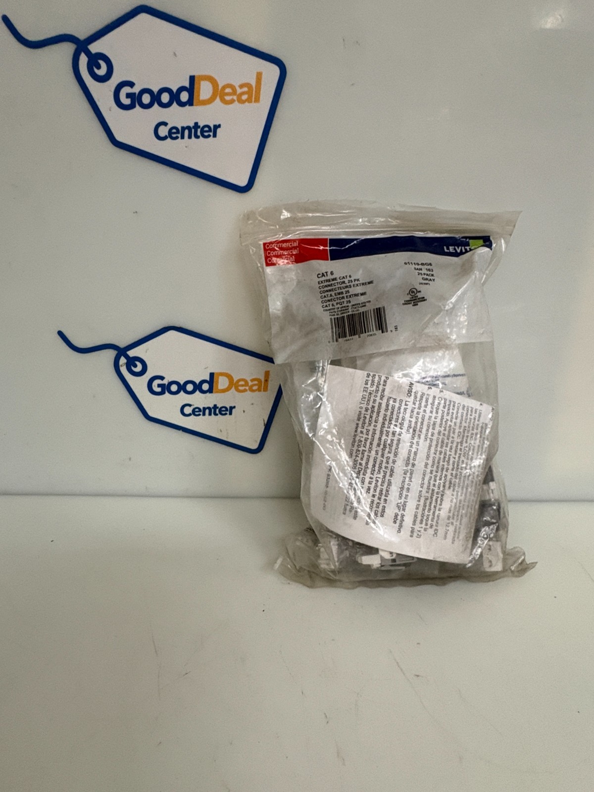 LEVITON EXTREME CAT 6 CONNECTOR 61110-BG6 BAG OF 25