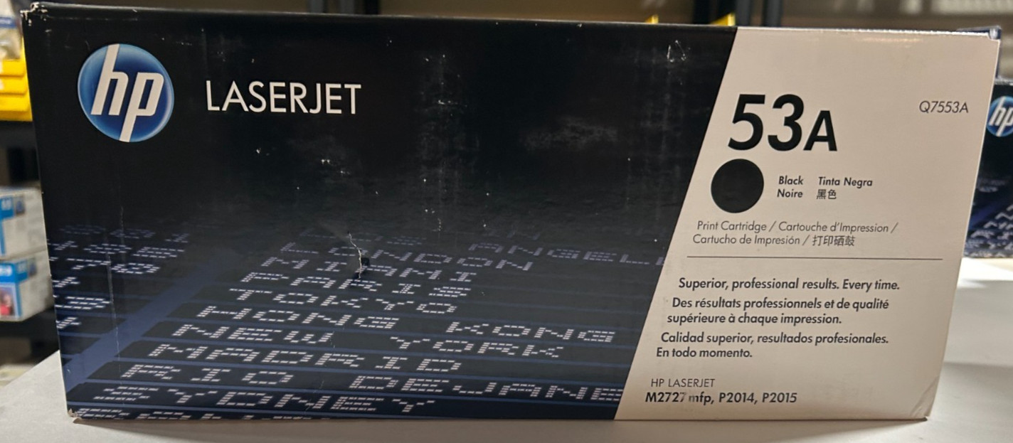Q7553A-Genuine HP Toner Cartridge - 53A For HP LaserJet P2015, OEM