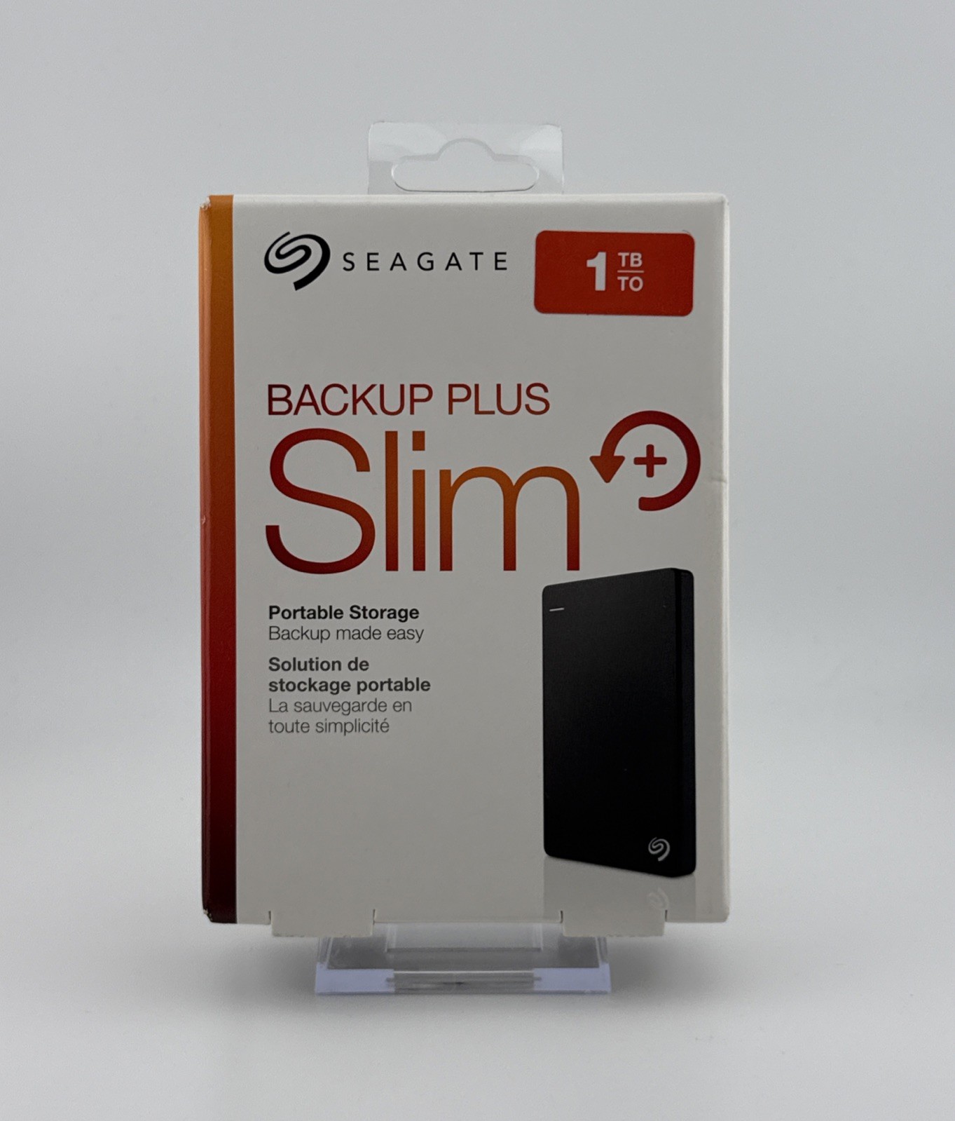 Seagate Backup Plus Slim 1 TB Portable External Hard Drive Black New In Box