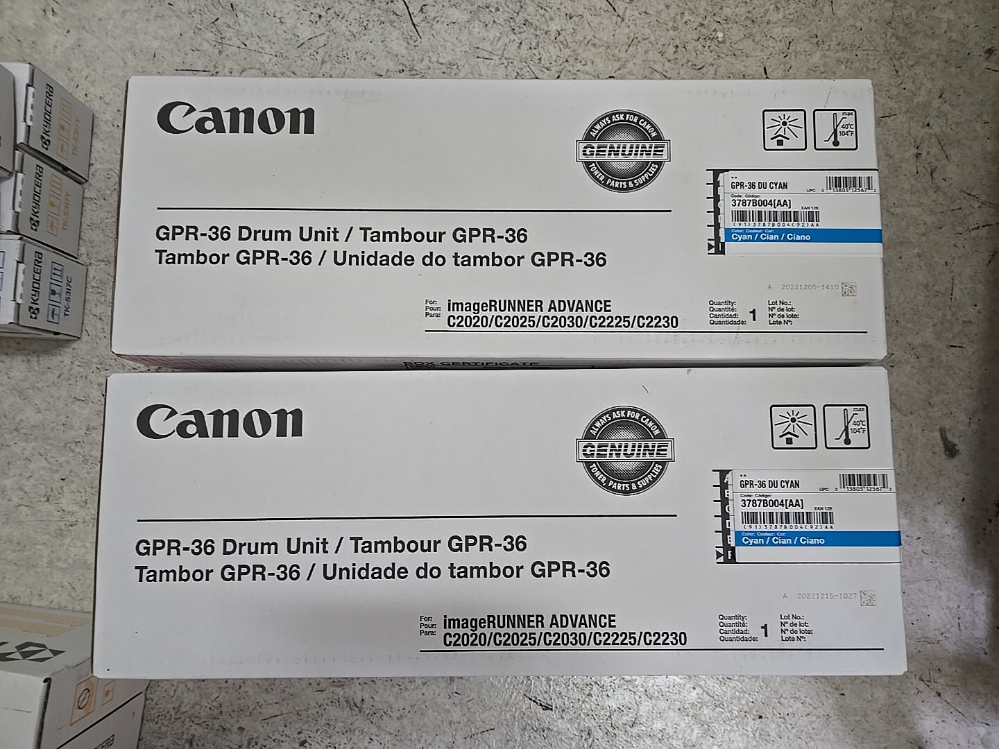 Canon GPR-36 Cyan Drum Units