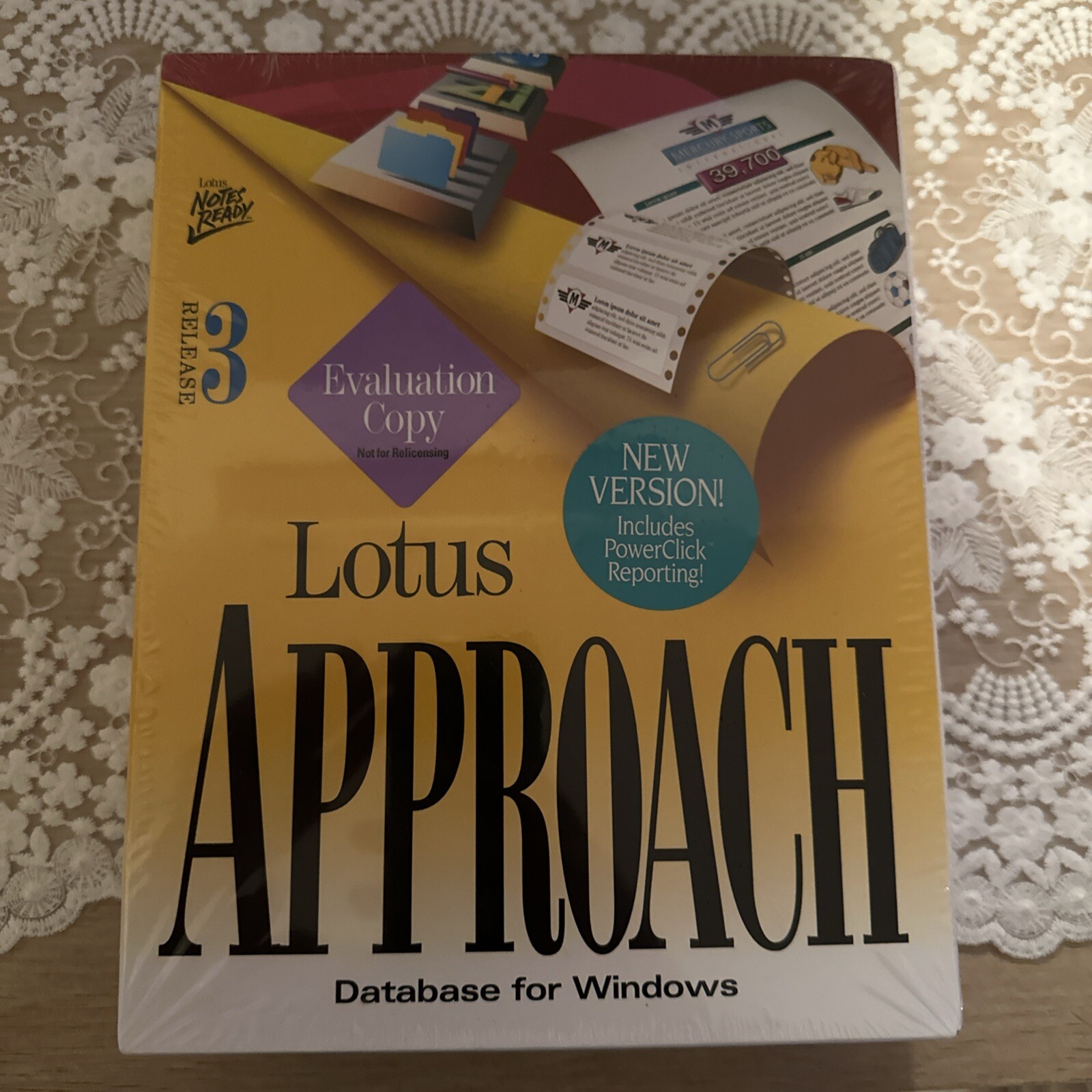 Lotus Approach Database for Windows Release 3 Evaluation Copy 