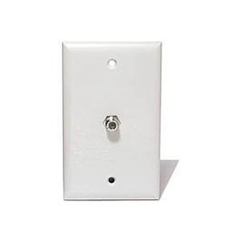 STEREN-CUSTOM INSTALL 200-251WH-10 10PK WHITE STANDARD TV WALL PLATE MOUNT W/F81