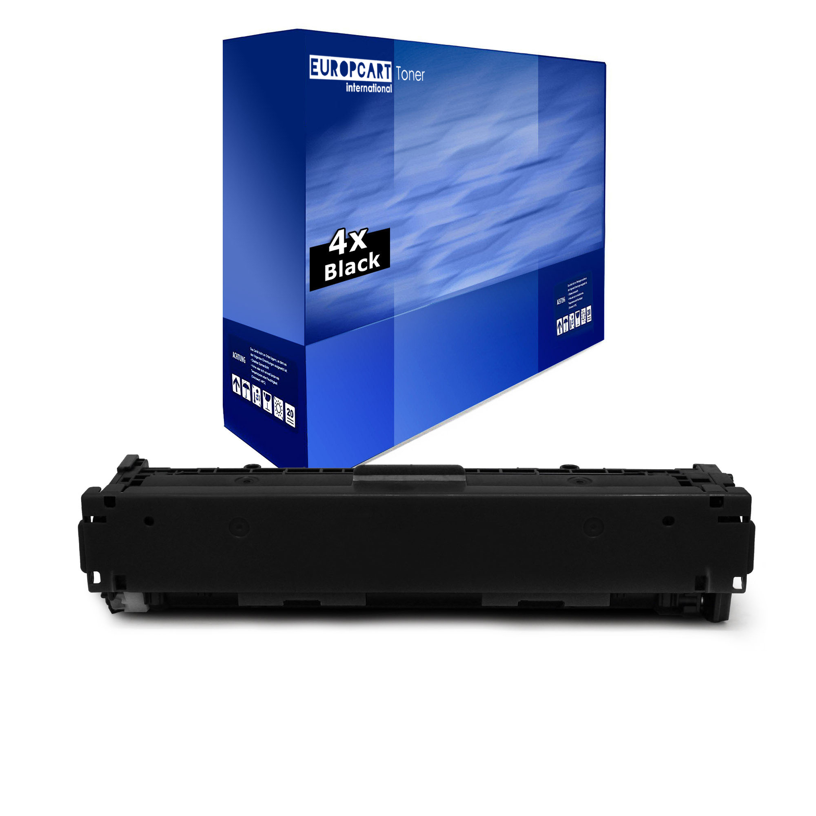 4x Europcart Compatible Black Laser Toner Cartridge For HP M274-dn M252-dw