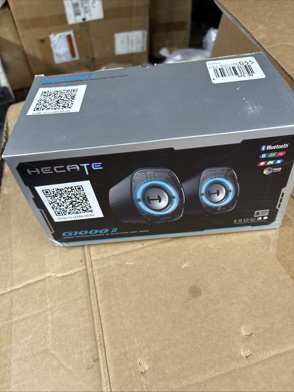  G1000 II Desktop Computer Speakers for Gaming, 2.5" Full-Range Driver & Black