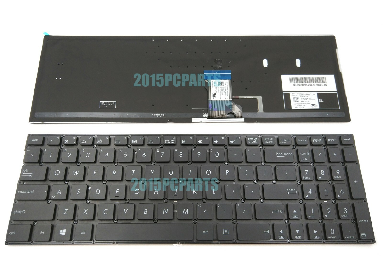 New Asus Q503UA Q534UX Q551LB Q551LK Q552UB Q553UB N543U Keyboard US Backlit