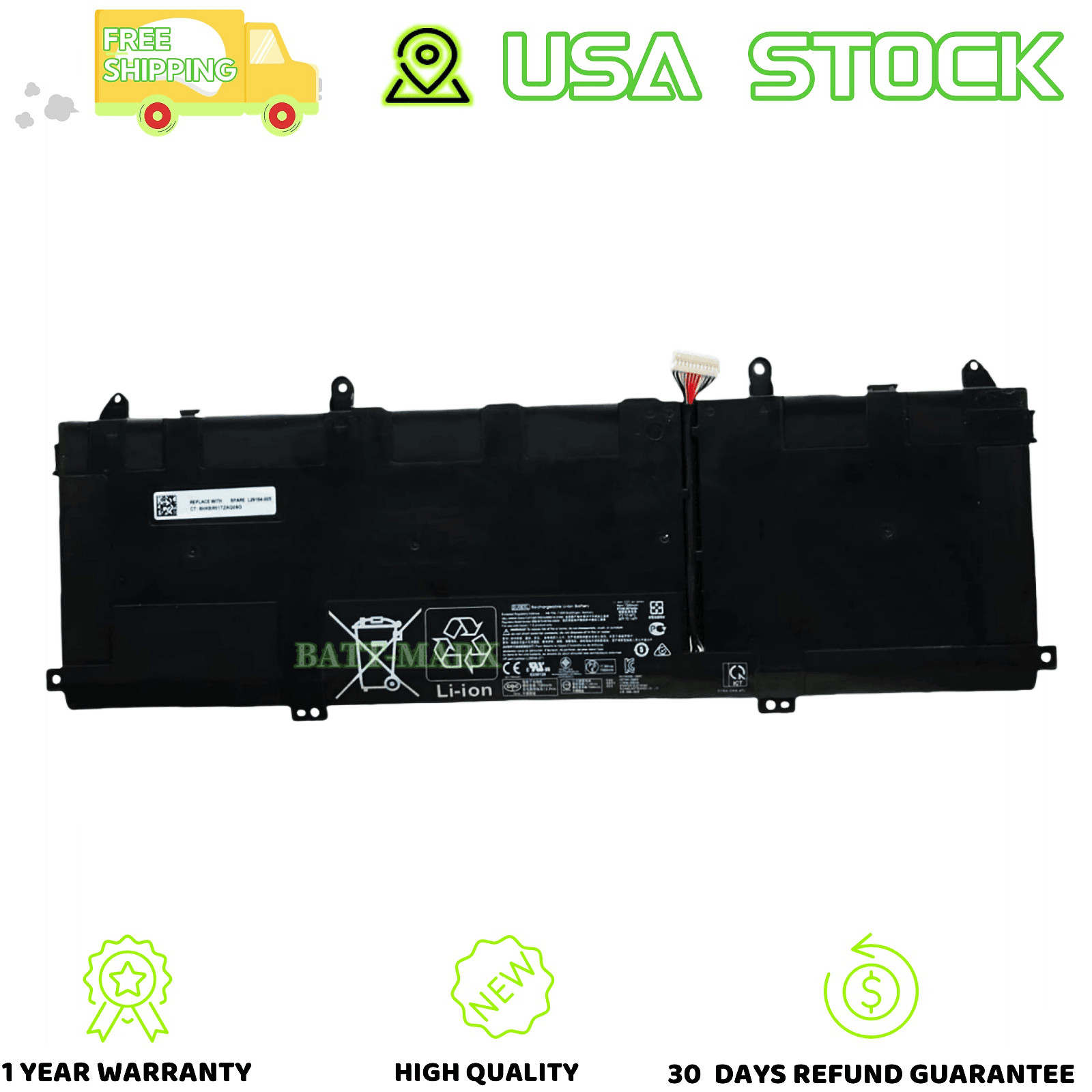GENUINE SU06XL Battery for HP Spectre X360 15 Late 2019 15-DF  X360 15-DF0000NF