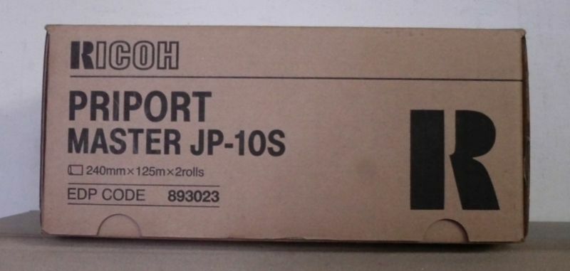Ricoh Priport Master JP-10S 240mmx125m x2 Rolls 893023 Priport JP 1010 ORIGINAL BOX A