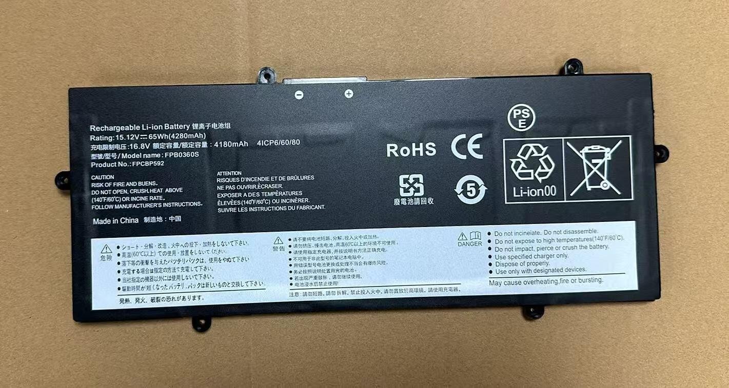 65Wh New FPB0360S FMVNBP253 Battery For Fujitsu LifeBook U7411 U7511 U7512