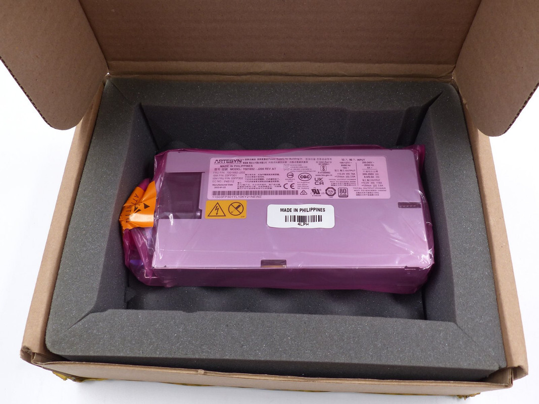 ARTESYN 7001692-J202 1400W AC POWER SUPPLY