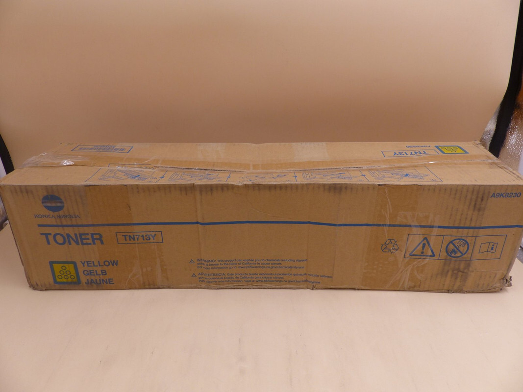 KONICA MINOLTA TN713Y A9K8230 YELLOW TONER CARTRIDGE
