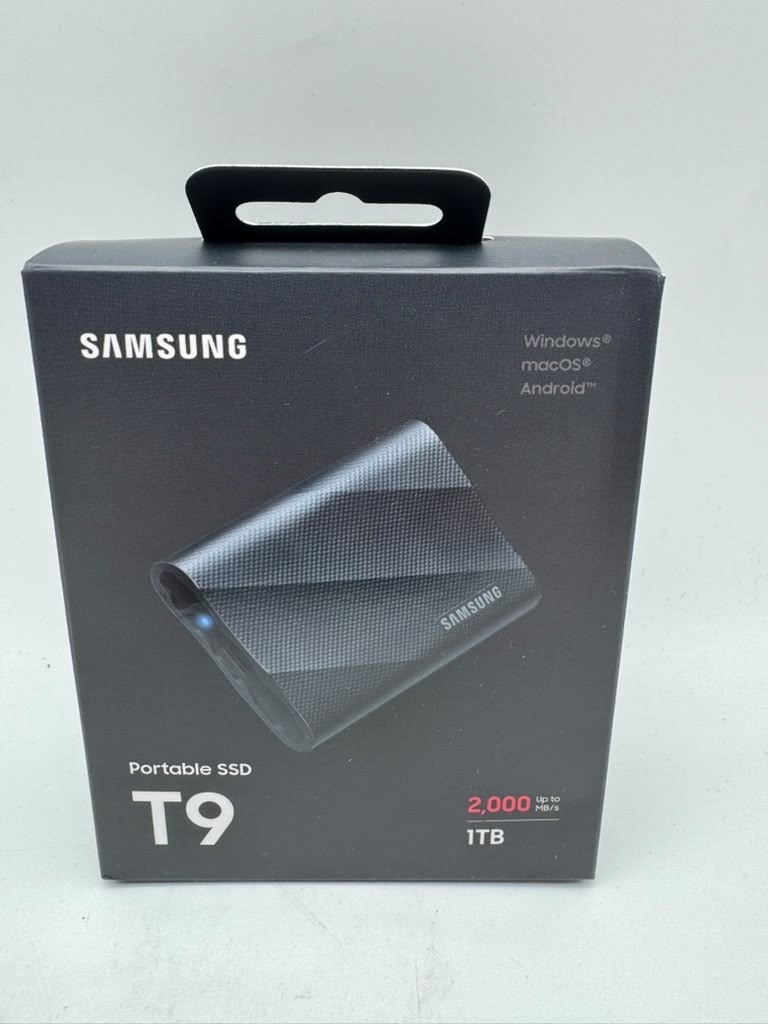 Samsung T9 1TB, External (MU-PG1T0B/AM) SSD - NEW Sealed