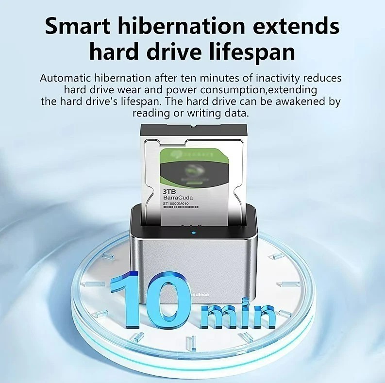 New Blueendless 2.5/3.5 Inch SAS/SATA Hard Disk External Case Sata to USB 3.0