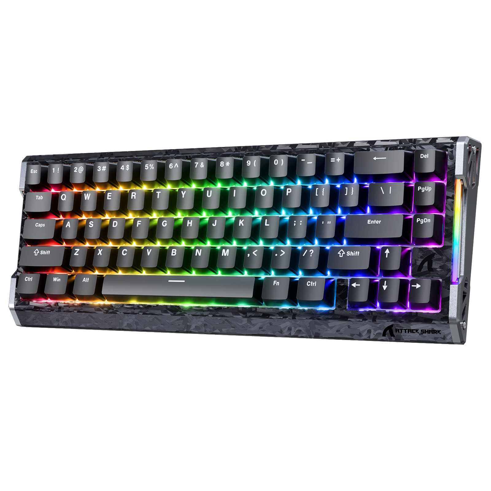 ATTACK SHARK R68HE 68 Keys Wired Rapid Trigger 8K Mechanical RGB Gaming Keyboard
