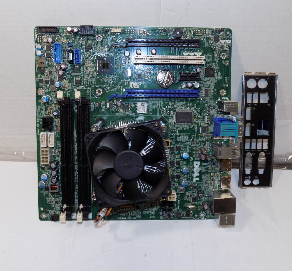 DELL OPTIPLEX 9020 MT 0N4YC8 Motherboard with INTEL i5 CPU and I/O Plate