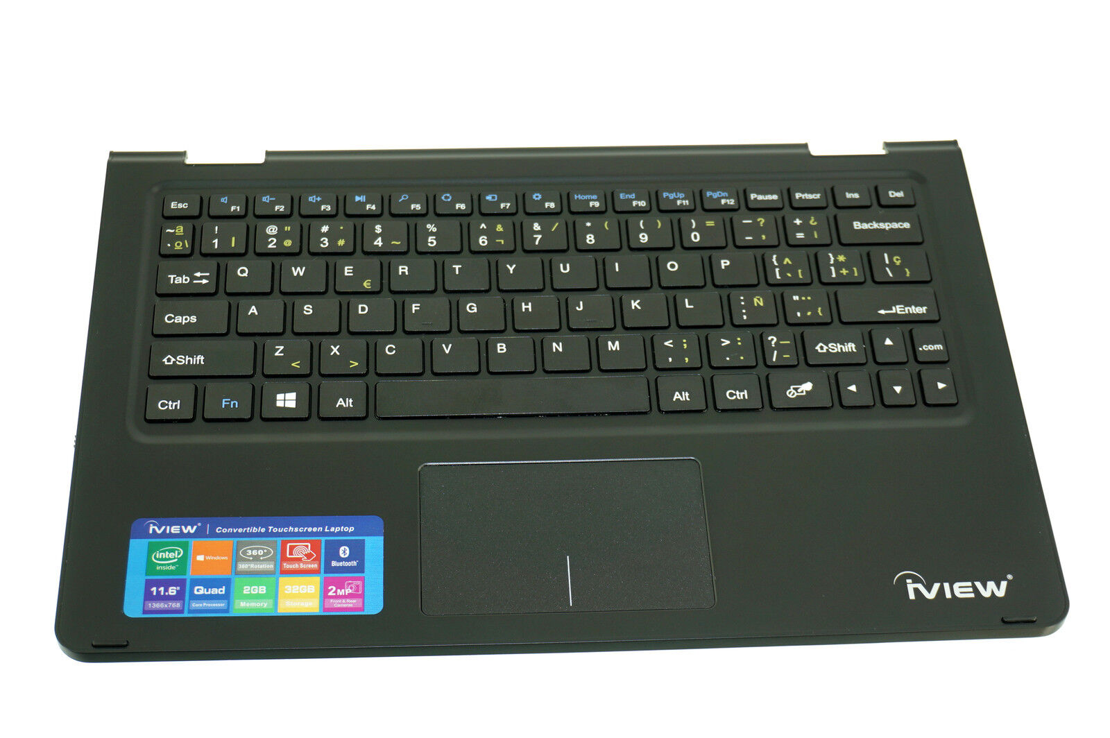 D1108150925 GENUINE IVIEW TOP COVER WITH KEYBOARD MAXIMUS II (BE15)