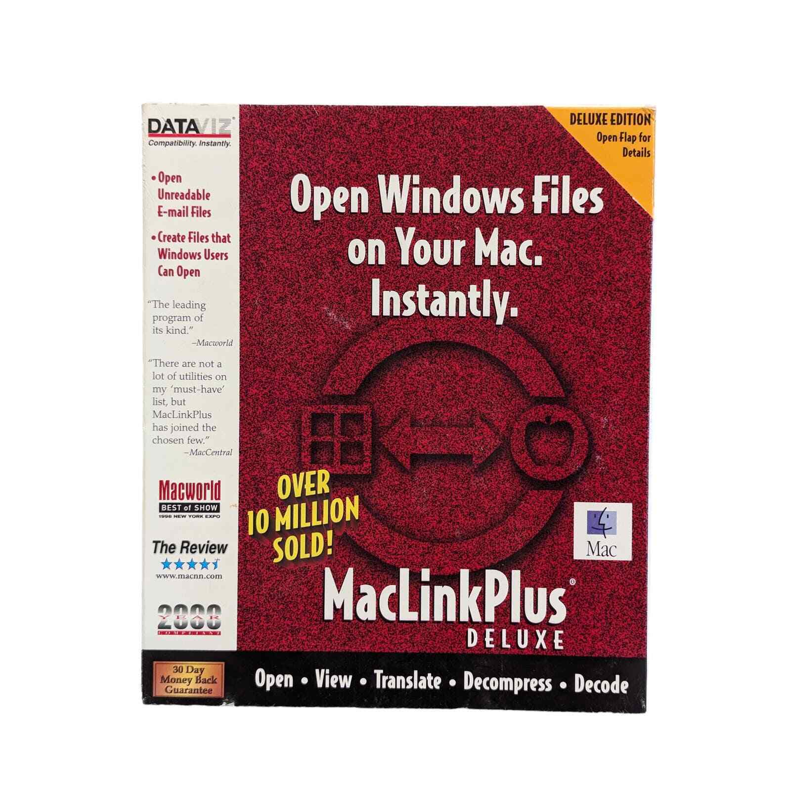 Vintage Dataviz Maclink Plus Deluxe CD Rom Software