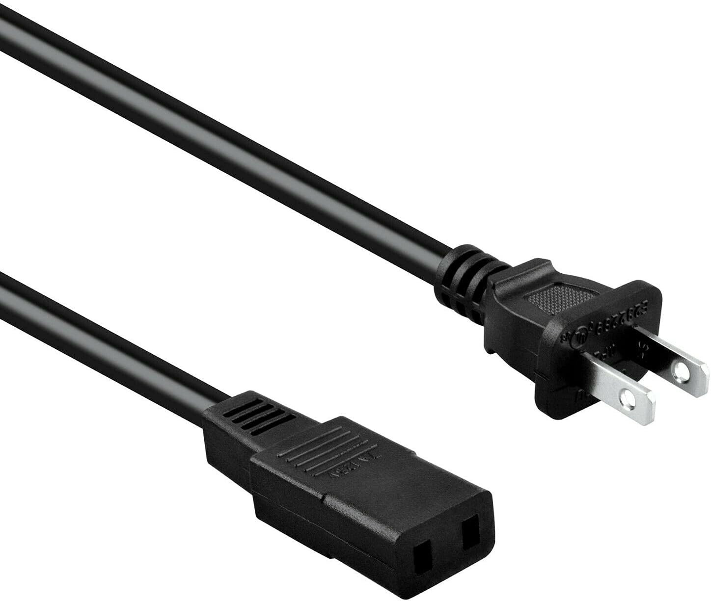 8Ft 2-Prong Square AC Power Cord Cable Lead for Korg Concert C-3500 3500 Concert