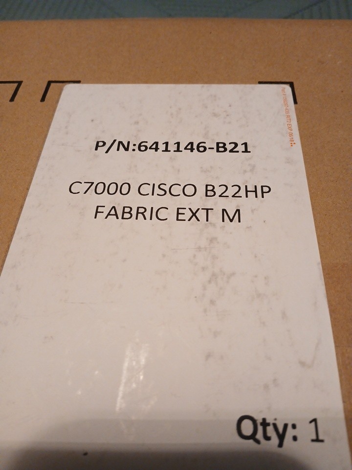 NEW IN BOX-Cisco Nexus N2K-B22HP Fabric Extender for HP BladeSystem