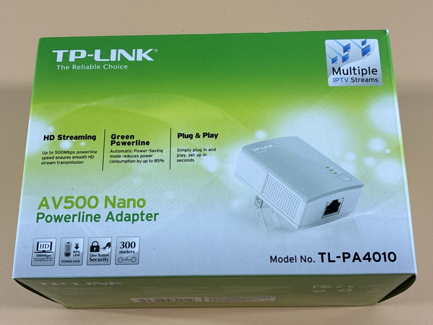 TP-Link AV500 Nano Powerline Adapter TL-PA4010 New
