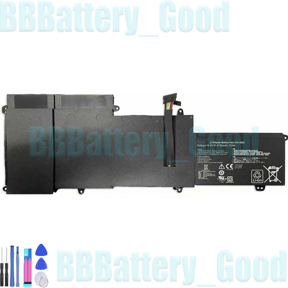 C42-UX51 Battery for ASUS Zenbook UX51 UX51VZ UX51VZA U500VZ BX51VZ