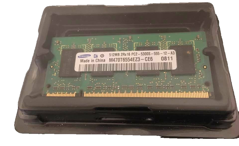 Samsung 512MB 2Rx16 PC2-5300S-555-12-A3 Notebook Laptop Memory Module