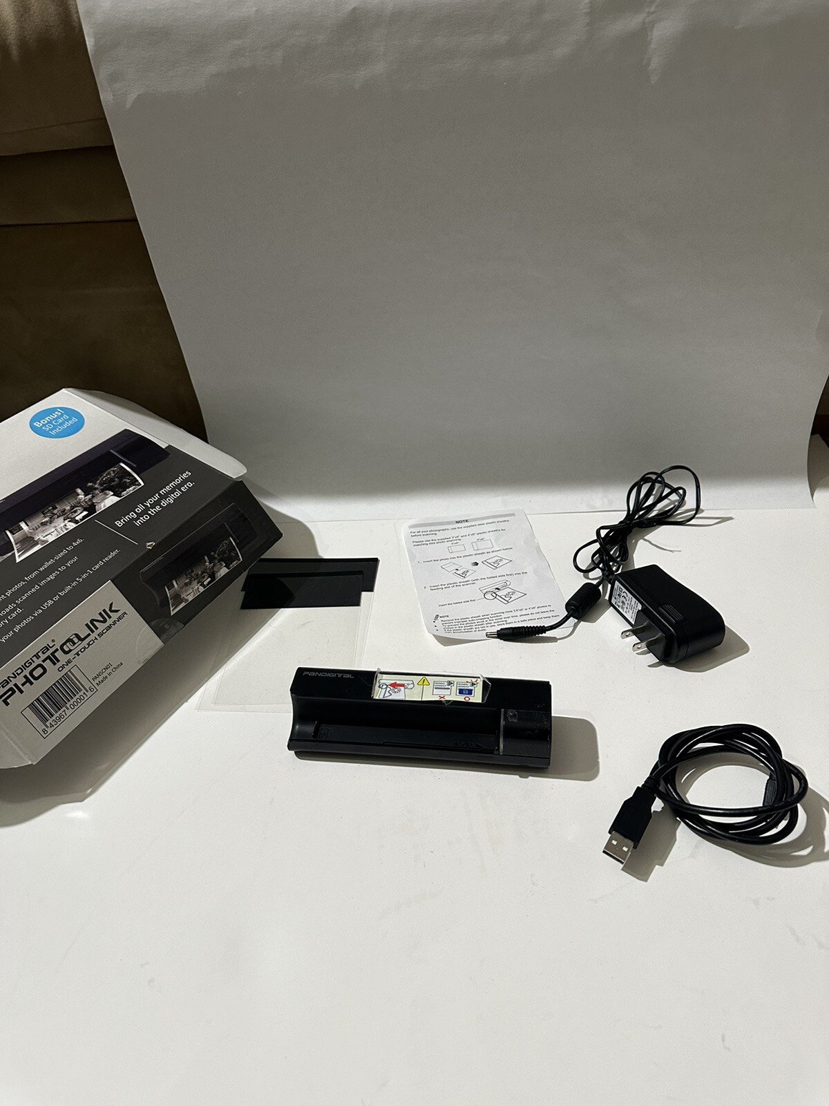 Pandigital Photolink One Touch Photo Scanner Scan Photos Pre Owned