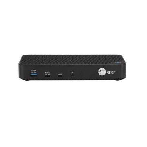 Siig JU-DK0P11-S1 TRIPLE 4K DOCKING STATION W/ PD TRIPLE VIDEO DOCKING W PD CHAR