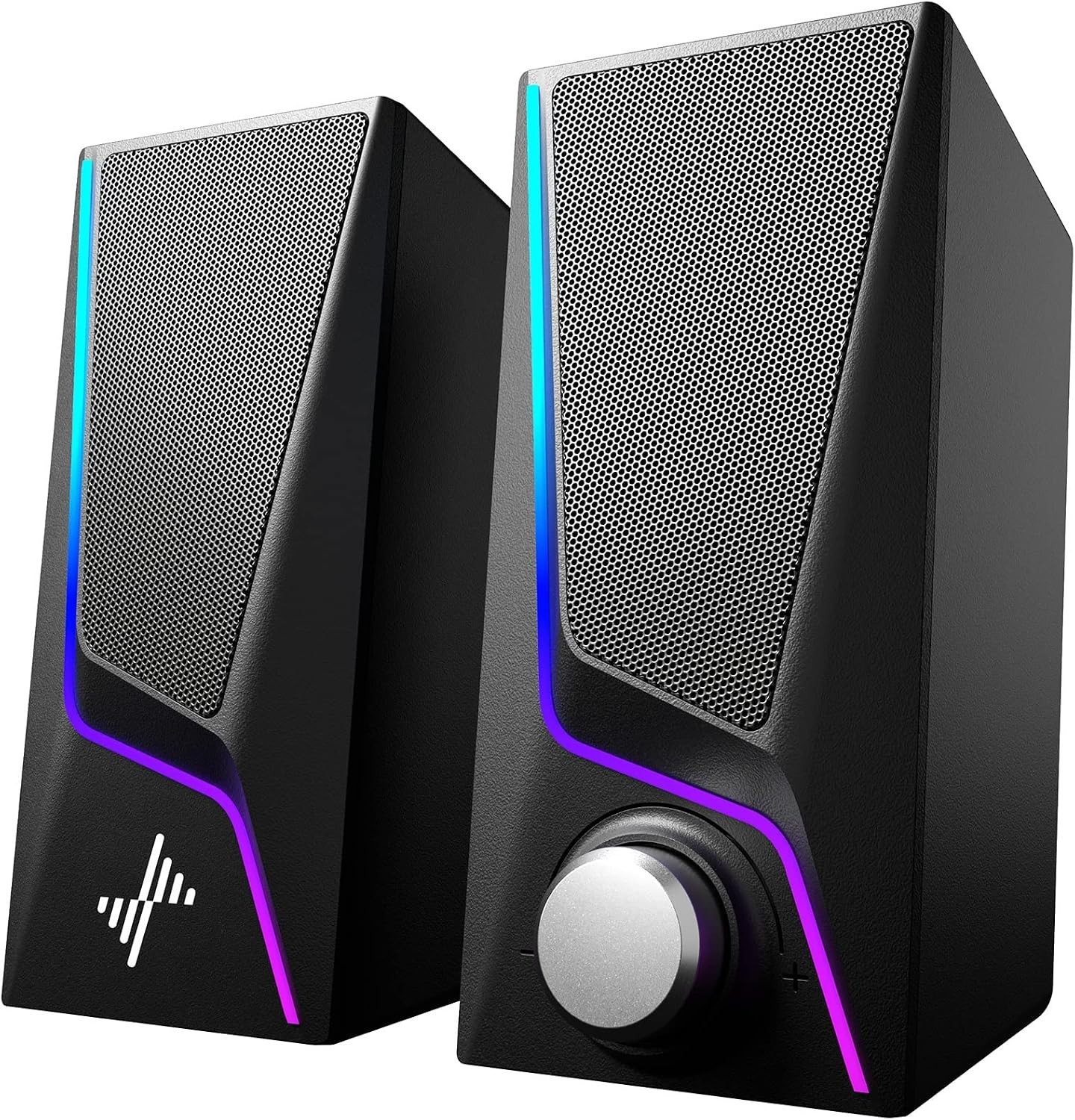 Bluedee Computer Speakers for Desktop PC, Plug & Play USB Speaker with 2 Speaker