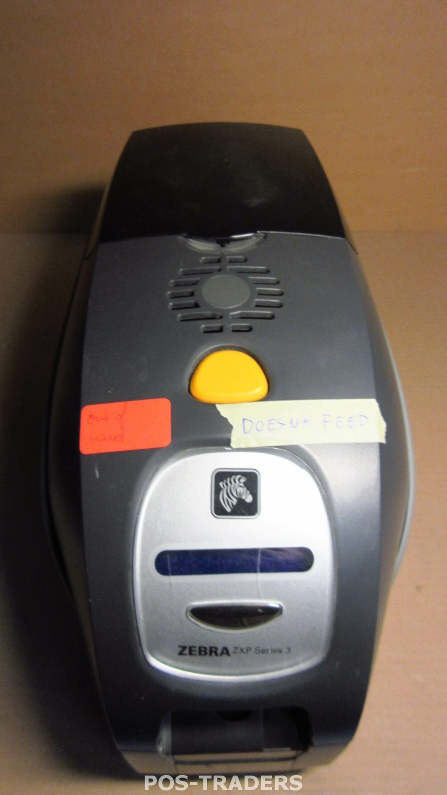 Zebra ZXP3 Plastic Color Card Printer Duplex WIFI LAN USB - DOESN'T FEED CARDS