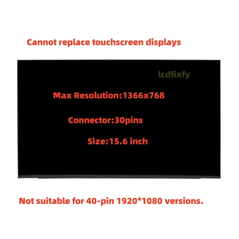 For Innolux N156BGA-E53 Rev.C1 HD 1366x768 30pin LCD Screen LED Display 15.6"