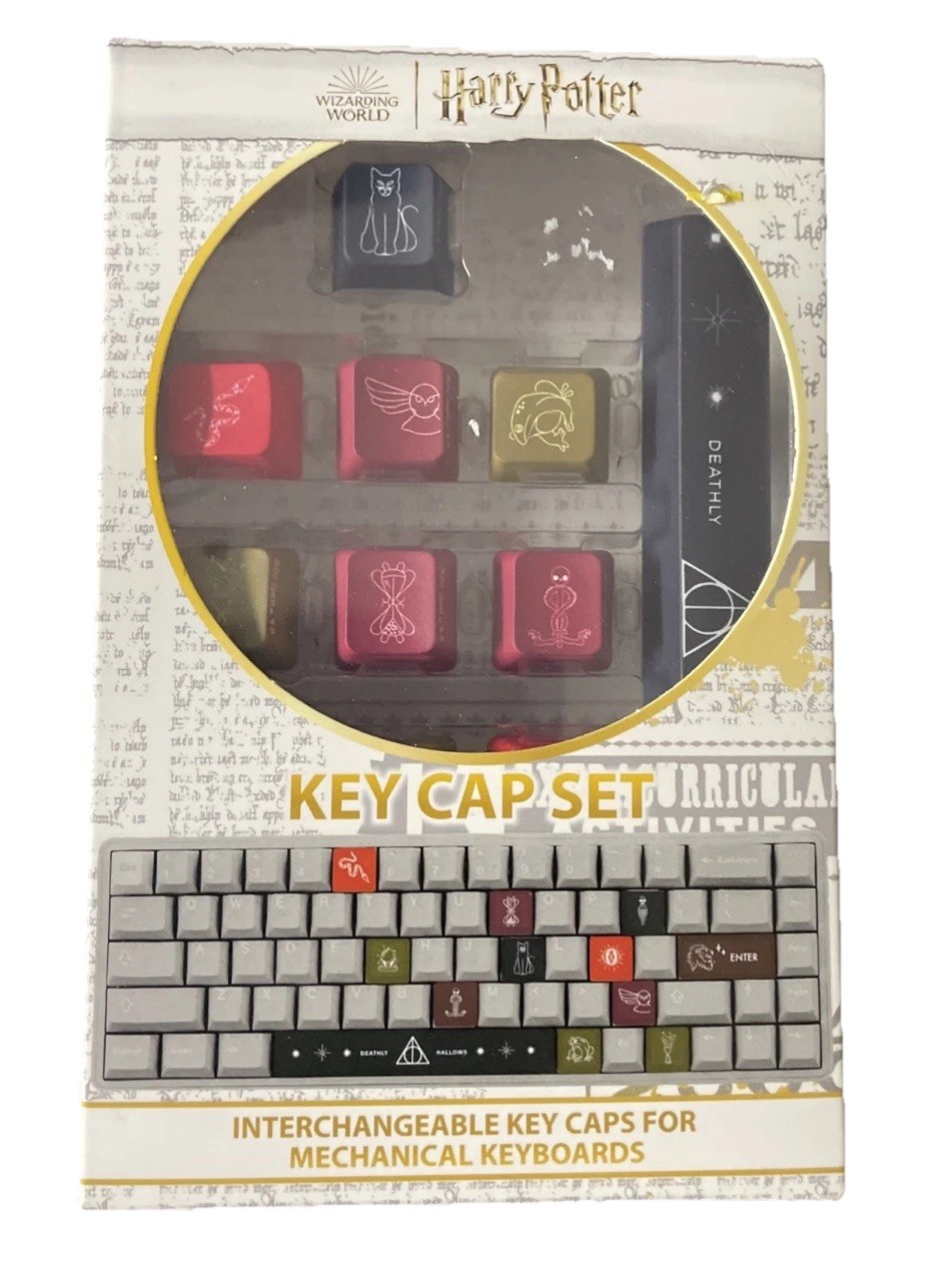 Harry Potter Interchangeable Keycap - Set Of 12- Wizarding World- New In Box