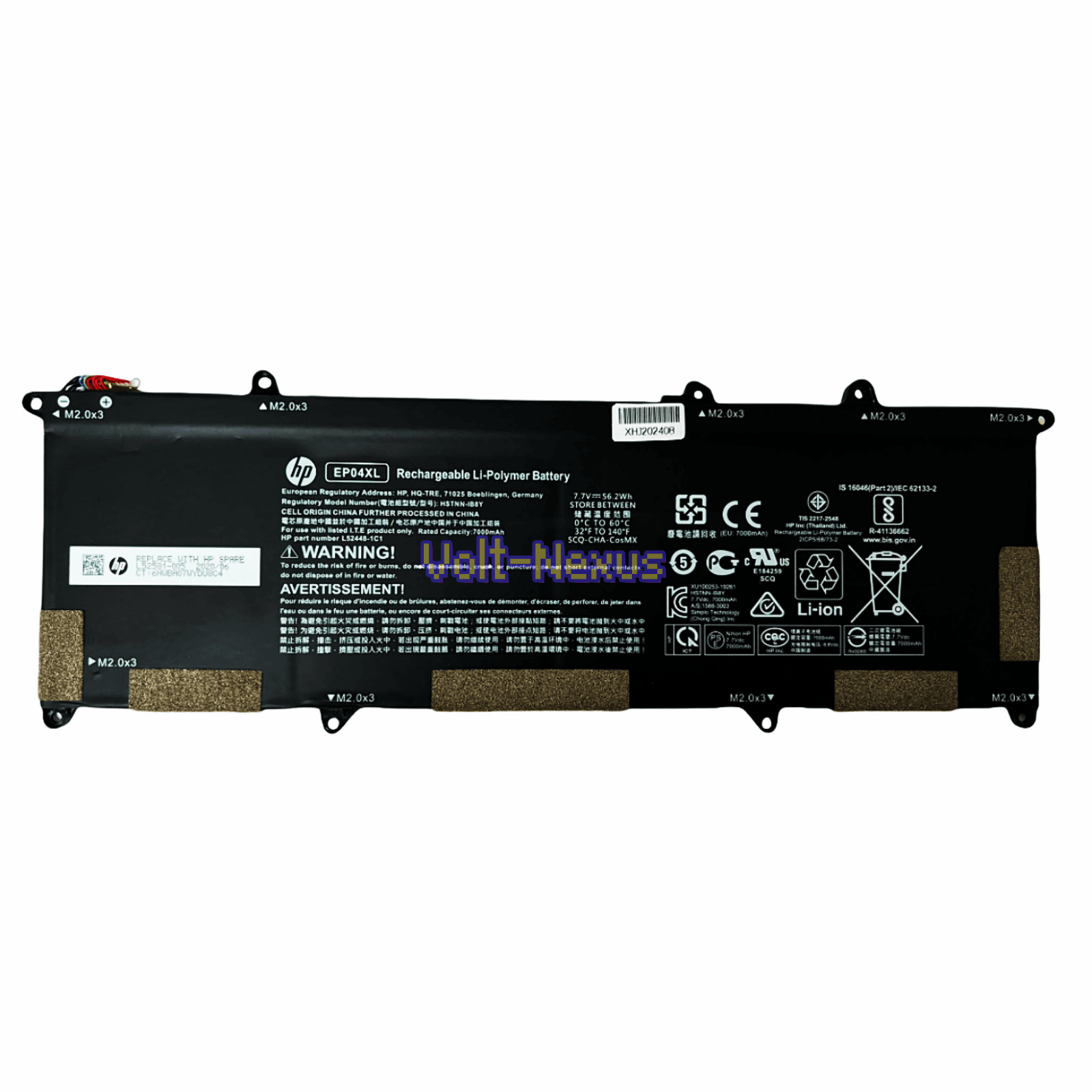 Genuine EP04XL Battery For HP Elite Dragonfly G1 G2 HSTNN‑DB9J L52581‑005