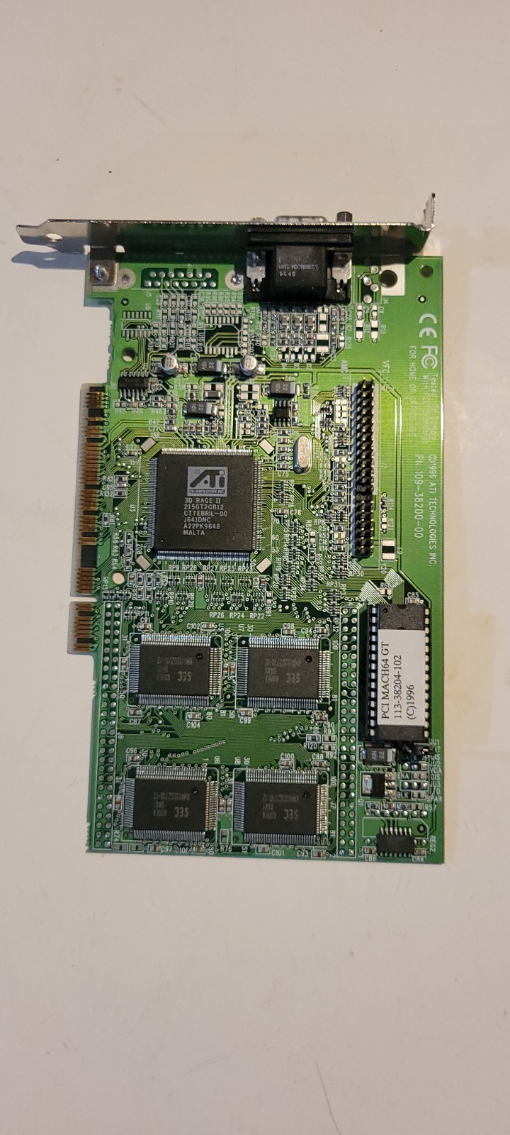 ati technologies pn 109-38200-00 pci mach64 gt