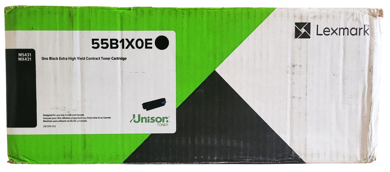 Lexmark 55B1X0E Black Extra High Yield Toner Cartridge