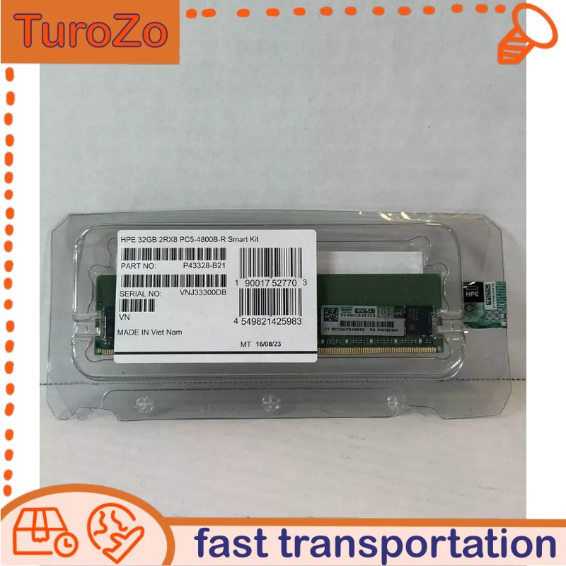 P43328-B21 P43330-0A1 HPE 32GB 2Rx8 DDR5 PC5-4800 EC8 RDIMM Gen11 Server