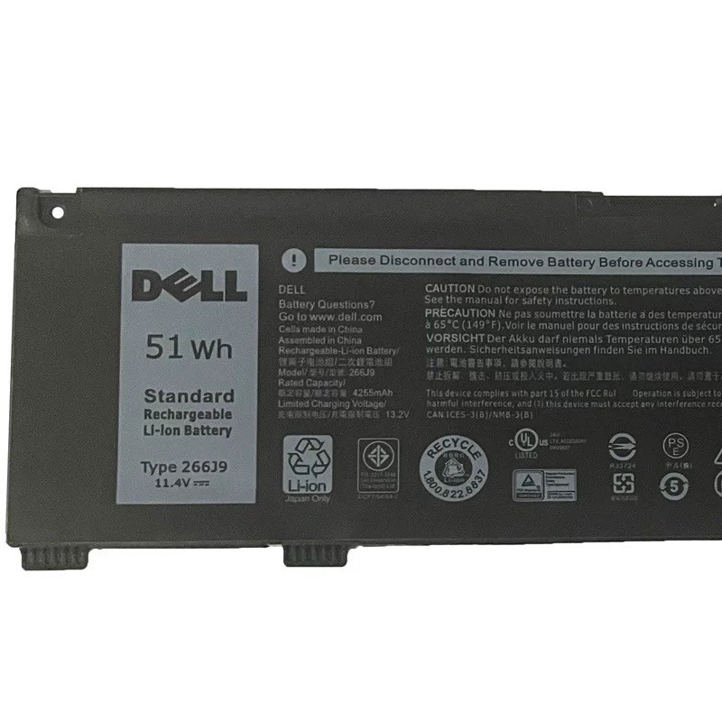OEM Genuine 51WH 266J9 Battery For Dell Inspiron G3 15 3590 415CG M4GWP PN1VN